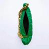 Buy cheap Quilted Green Womens Leather Bag OEM Thick Chain Shoulder Bag from wholesalers