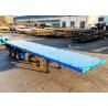 Buy cheap 20ft Flatbed Truck Trailer 60T Three Axle Flatbed Semi Trailer ISO from wholesalers