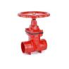 Buy cheap Factory Price Ductile Iron Grooved Water Manual Butterfly Valve from wholesalers