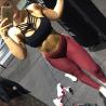 Buy cheap High Waist 83 Polyester 17 Spandex Leggings Xl Size Tummy Control Slimming from wholesalers