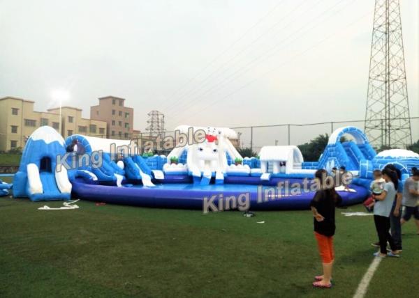 Buy cheap Large Bear Inflatable Water Park Plato 0.55mm PVC Tarpaulin For Water Sports from wholesalers