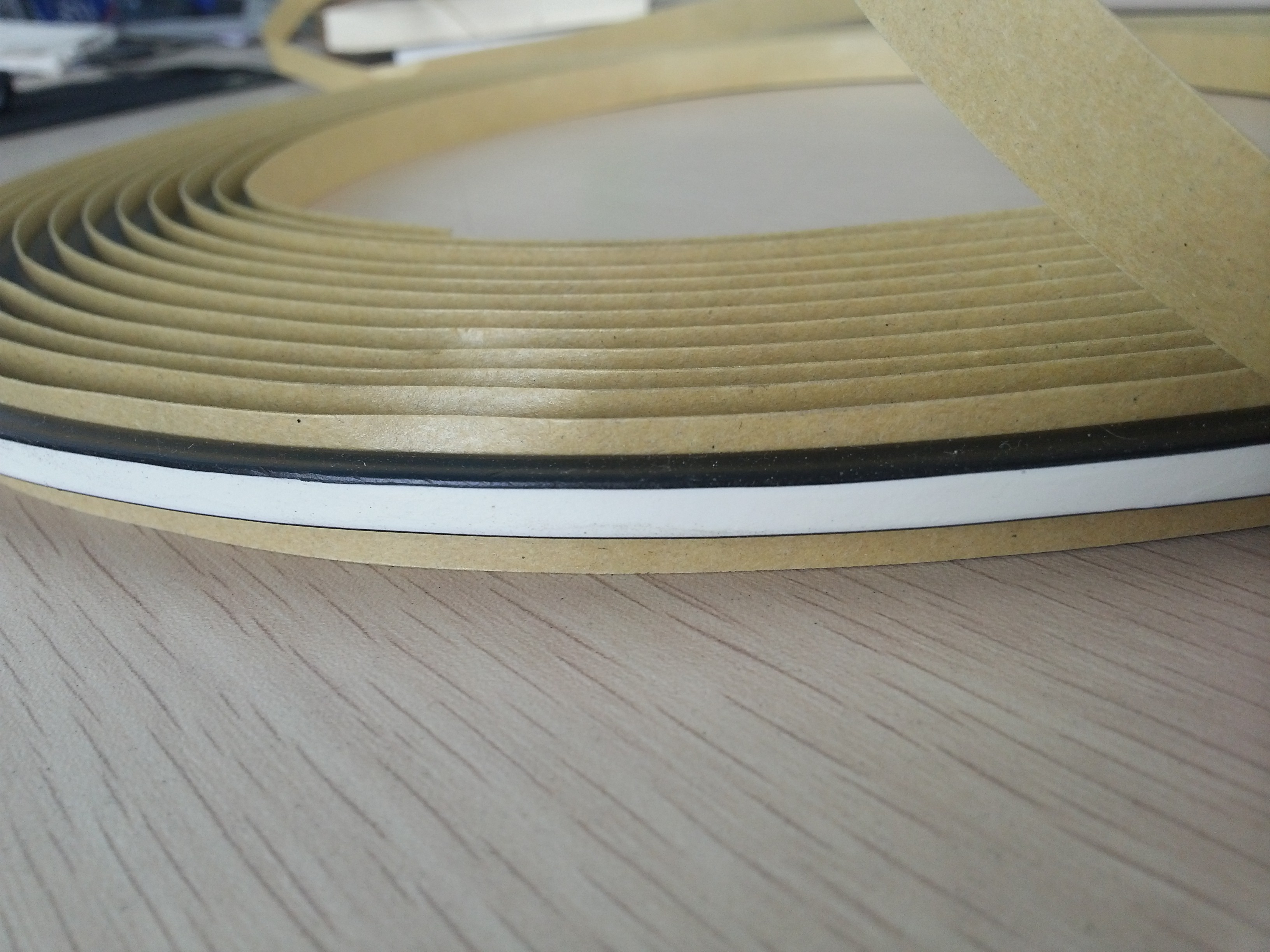 Whealesale 0.4mm double sided PE 0.5mm 0.8mm 1mm thick PE foam insulating glass Butyl tape