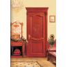 Buy cheap Customized Single Open Door Retro Style Interior Solid Wood Door ISO9001 Approved from wholesalers