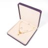 Buy cheap High Quality Jewellery Packaging Box Custom Luxury Big Jewelry Set Box Necklace Bracelet Earrings Ring Packaging Handmade Square Purple Leather from wholesalers