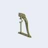 Buy cheap Flexible Length Pipe Curtain Rods End Finial Hardware Metal Curtain Pole Head from wholesalers