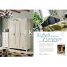 Buy cheap classic design 3 door bedroom wardrobe solid wood wardrobe from wholesalers
