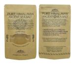Food Packaging Kraft Paper Stand up Bag Zipper Lock Pouch with Window