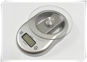 Wholesale Silver Color Tempered Glass Digital Scale With 5000g Maximum Load from china suppliers