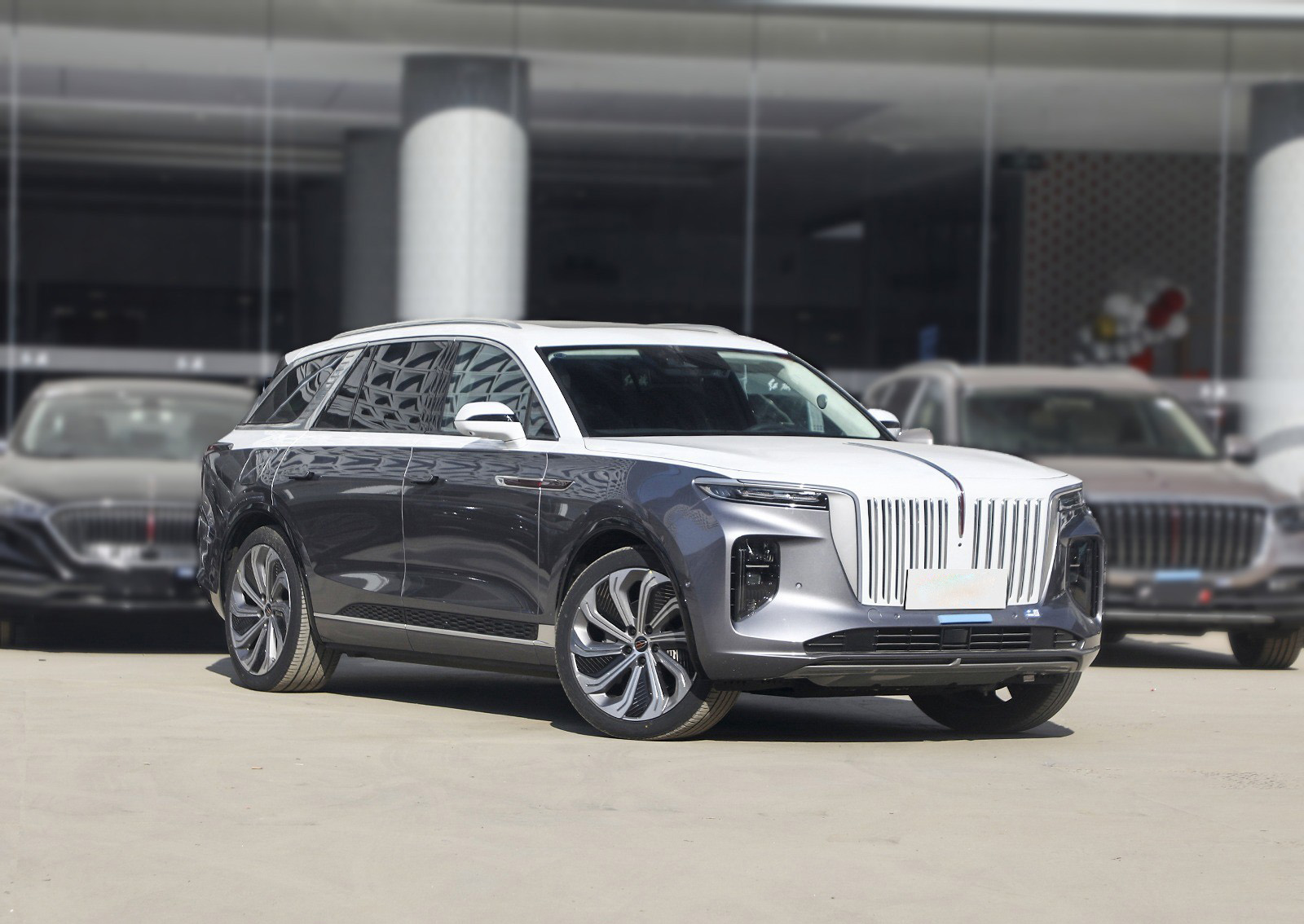New Energy Vehicles Electric Car EV Car Hongqi E-hs9 2022 Left Steering American Used Cars for Export Existing vehicles EHS9