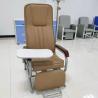Buy cheap Angle freely adjustable brown hospital infusion chair PU material from wholesalers