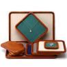 Buy cheap Multi Color Lining Solid Wood Jewelry Display Tray For Ring Bracelet Pendant Exhibition from wholesalers