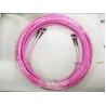 Buy cheap Fiber Trunk Cable 12F OM4 Violet MTP MPO Patch Cord Type B from wholesalers