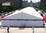 White Aluminum Temporary Storage Structures Industrial Canopy Tent Wind