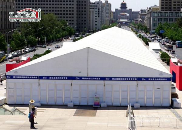 Buy cheap White Aluminum Temporary Storage Structures Industrial Canopy Tent Wind Resistant from wholesalers