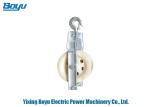 Stringing Blocks Nylon Single Wheel Conductor Pulley For Transmission Line