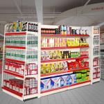 Beauty Retail Store Equipment Rack Gondola Supermarket Shelves