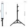 Buy cheap LED Light Photography Studio LED Lighting Kit Adjustable Light Tripod Photographic Video Fill Light from wholesalers