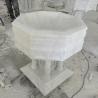 Buy cheap Marble Holy Water Font Natural Stone Catholic Baptismal Religious Chancel Baptism Handcarved Church from wholesalers