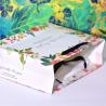 Buy cheap Vintage Leaves Printed Gift Carrier Bags With Ribbon Handles from wholesalers
