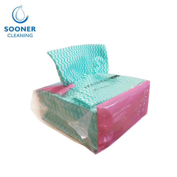 Buy cheap Kitchen Printed Spunlace Non Woven Cleaning Wipes Dish Clothes from wholesalers