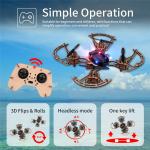 2.4g Remote Control Quadcopter Set Bemay Toy Wooden Assemble Educational Rc