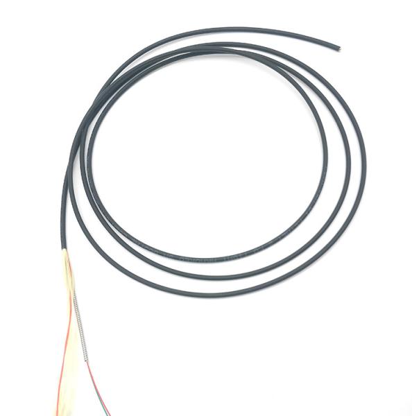 Buy cheap SM G657A2 Indoor Armored Fiber Optic Cable Tight Duplex LSZH Black Anti Rodent from wholesalers