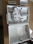 FTTH wall mounted Fiber Optic Distribution Box with 1x8 lgx splitter , ISO