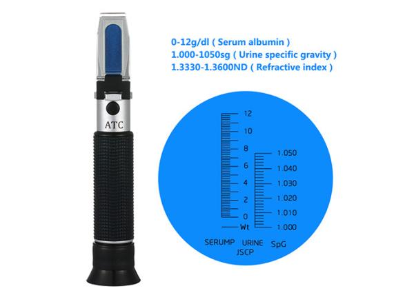 Buy cheap Medical Serum Protein Urine Specific Gravity Refractometer Lightweight 0 -12g/Dl from wholesalers