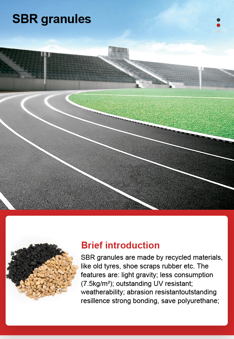 FIFA Approved Premium SBR Rubber Granules For Competition-Grade Football Field Artificial Turf Filler