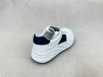 Breathable Microfiber White Platform Trainers With Flat Heel And Lightweight