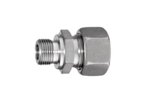 Buy cheap Stainless Steel Stud Couplings Hydraulic Pipe Fittings BSPP Inch Thread With Hard Seal from wholesalers
