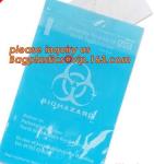 3-wall Biohazard Specimen Bags, Laboratory Specimen Transport Bags, Two Pocket