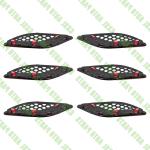 For Maserati Ghibli Red Left Right Side Fender Air Outlet Vent Cover Strip Kit
