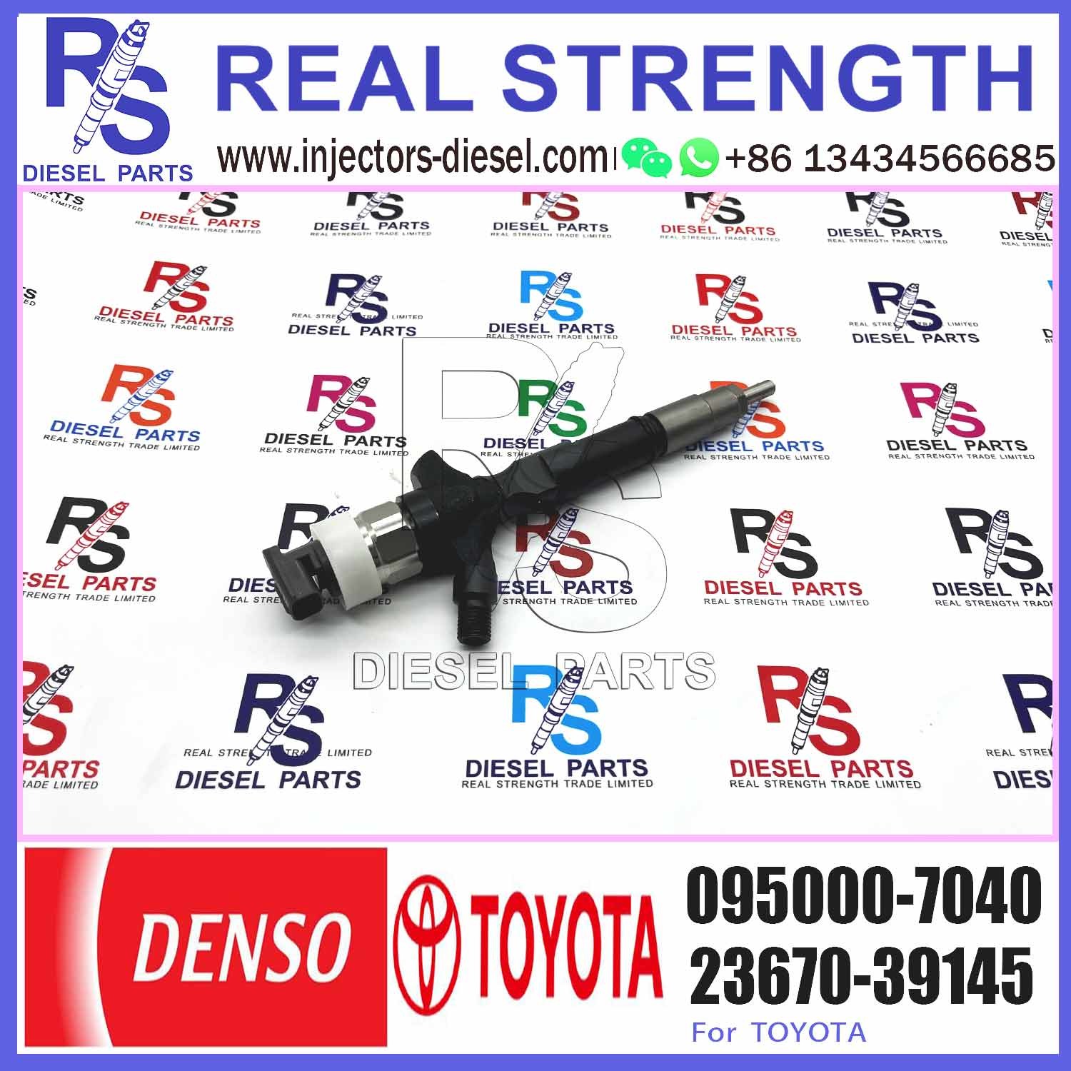 Diesel CR Fuel Injector 095000-6771 095000-7041 095000-7040 For Diesel Engine
