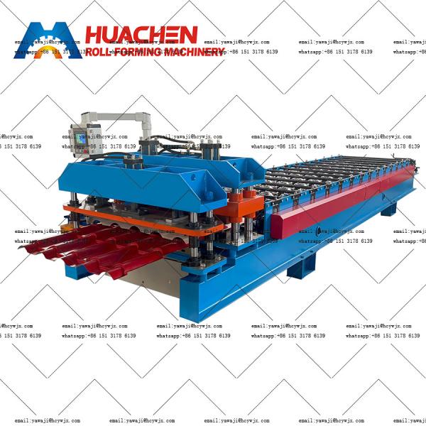 Buy cheap China Made Glazed Roof Tile Roll Forming Machine from wholesalers
