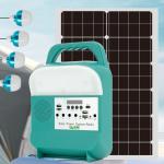 Outdoor Waterproof Solar Panel Light System Dimmable Mini Portable Tent Hiking