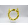 Buy cheap Yellow Cat5E Ethernet Patch Cable UTP 24AWG CCA High Speed Transmission Cable from wholesalers
