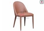 Fully Upholstered PU Leather Restaurant Dining Chair 0.33cbm Metal