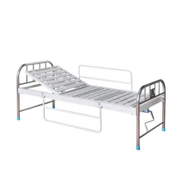 Buy cheap Incline Two Crank Hospital Patient Bed With Aluminum Alloy Side Rails from wholesalers