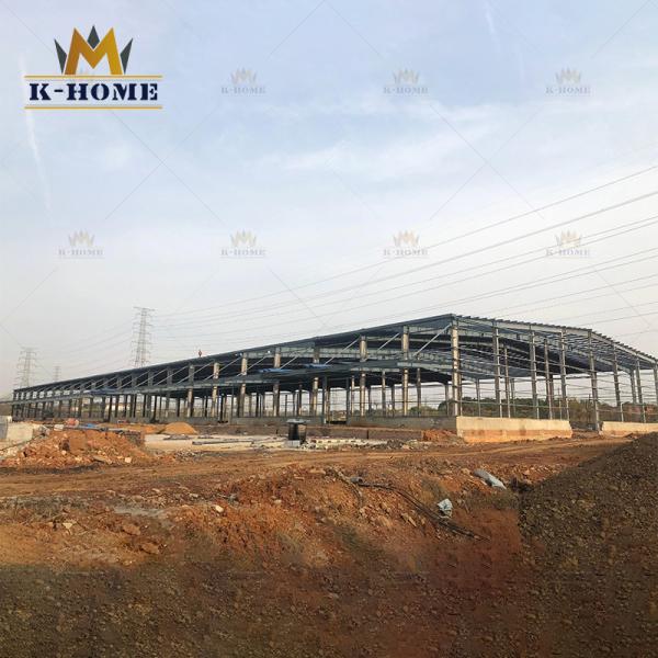 Buy cheap Pre Engineered Steel Buildings Prefabricated Steel Structure Garage from wholesalers