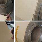 SGS Plastic Film Coated Aluminum Coil Polykraft Insulation Embossed Aluminum