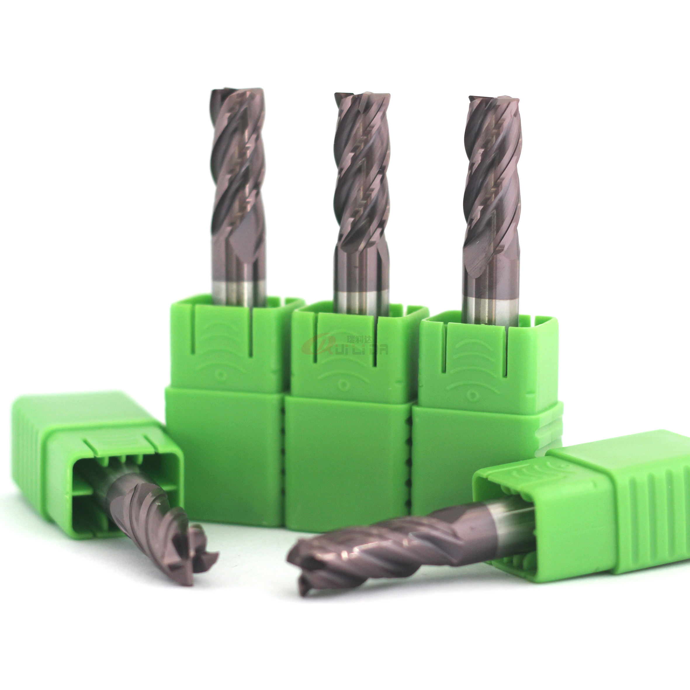 0.472" 1/2" 12mm Hss Corner Radius End Mill Bits For Steel Radius Milling Tool