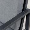 Buy cheap Adjustable Height Outdoor Dining Table with Armchair AJUNION Modern Aluminum Patio Set from wholesalers
