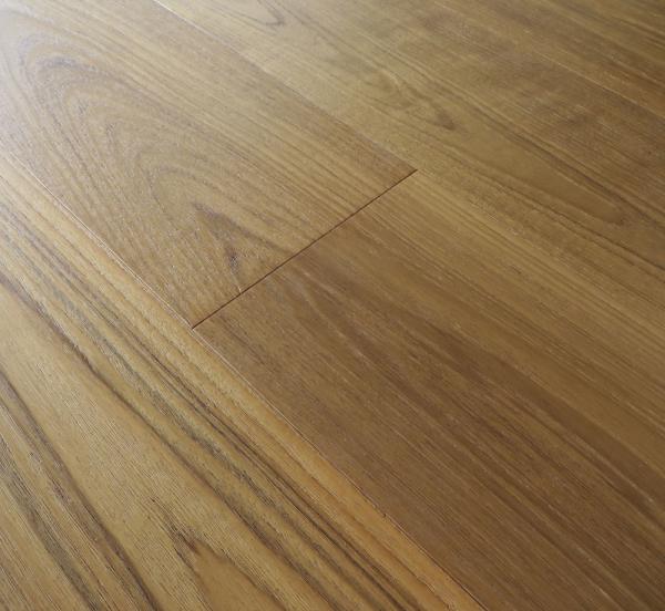 Buy cheap 190mm single plank Burma Teak Engineered Hardwood Flooring, natural color from wholesalers
