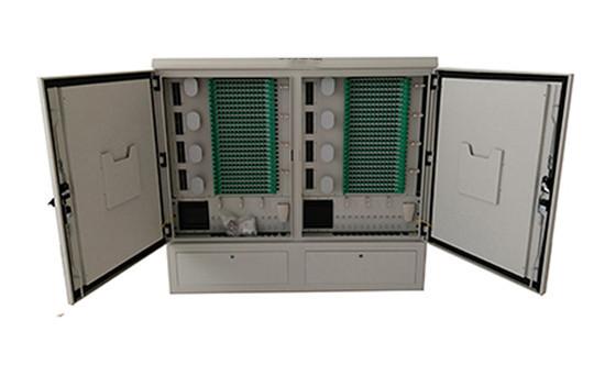 Buy cheap Floor Standing Outdoor Fiber Optic Distribution Cabinet 576 Fibers Cold Roll Steel from wholesalers