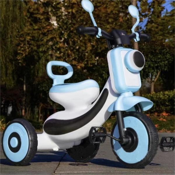 Light Music Flashing Wheel Children's Three-Wheeled Baby Pedal Bicycle for Ages