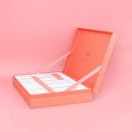 Cardboard Paper Makeup Cosmetics Gift Box Pink Biodegradable Custom Paper