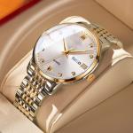 22cm Band Length Alloy Quartz Wrist Watch With Time Display