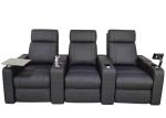 PU Leather Modern Recliner Chair Single Movie Lounge Sofa
