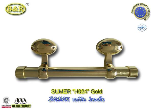 Egg Design Italy zamak Metal Coffin handle coffin bar hardware H024 size 25*10cm